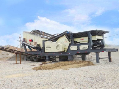 crushing and screening plant for iron ore